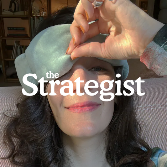 This Heavy Sleep Mask Puts Me to Bed in Seconds